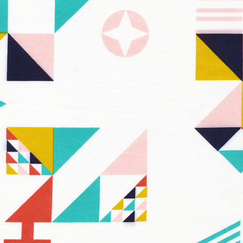 Motif Madness | Ivory :: Tsuru by Rashida Coleman-Hale for Cloud9 Fabrics